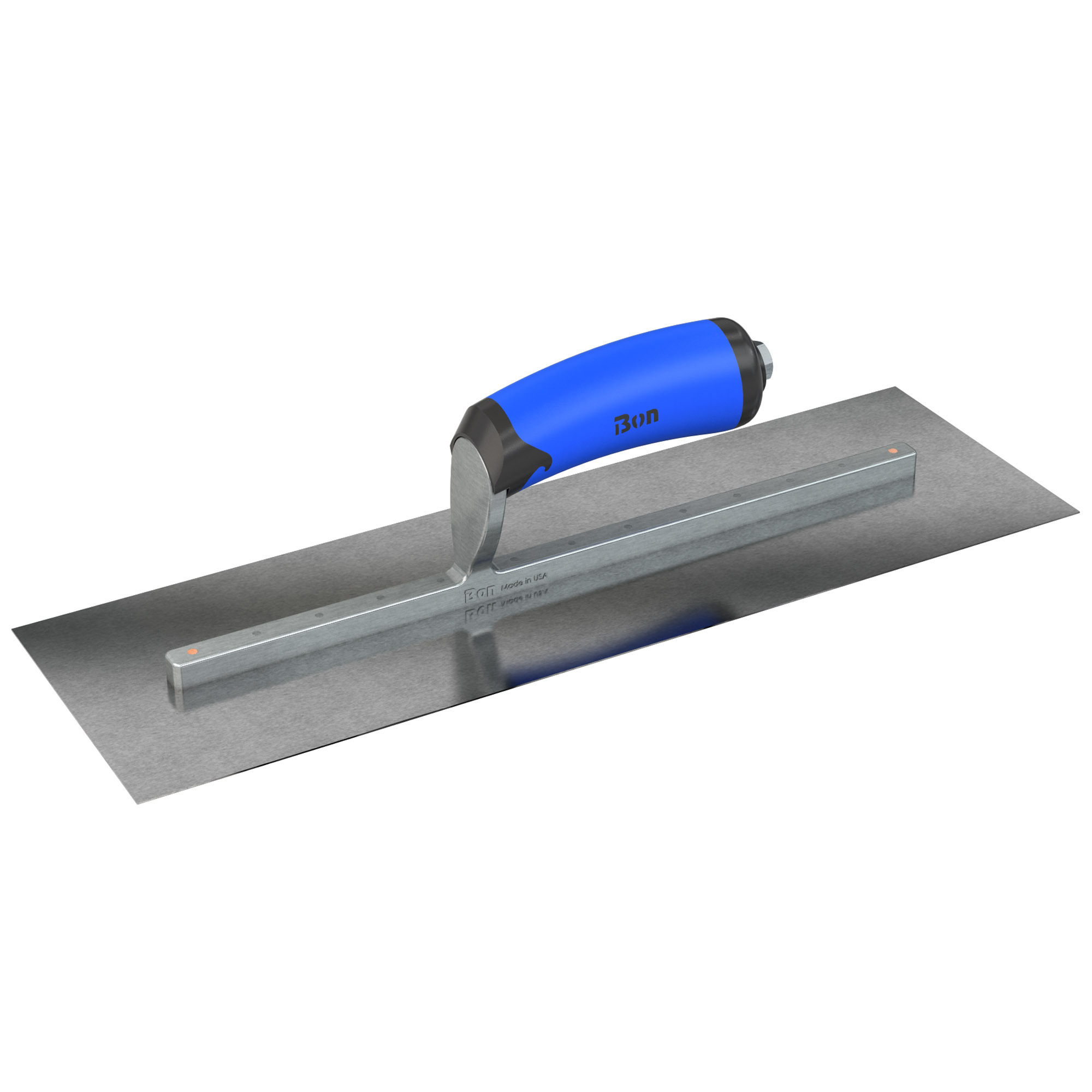 Bon Steel City, Fin. Trowel - Sq. - CarSteel - 16 x 5 - CMFT Grip, Blade Material Carbon Steel, Blade Length 16 in, Blade Width 5 in, Model# 67-237
